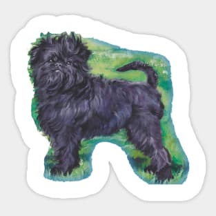 Affenpinscher Fine Art Painting Sticker